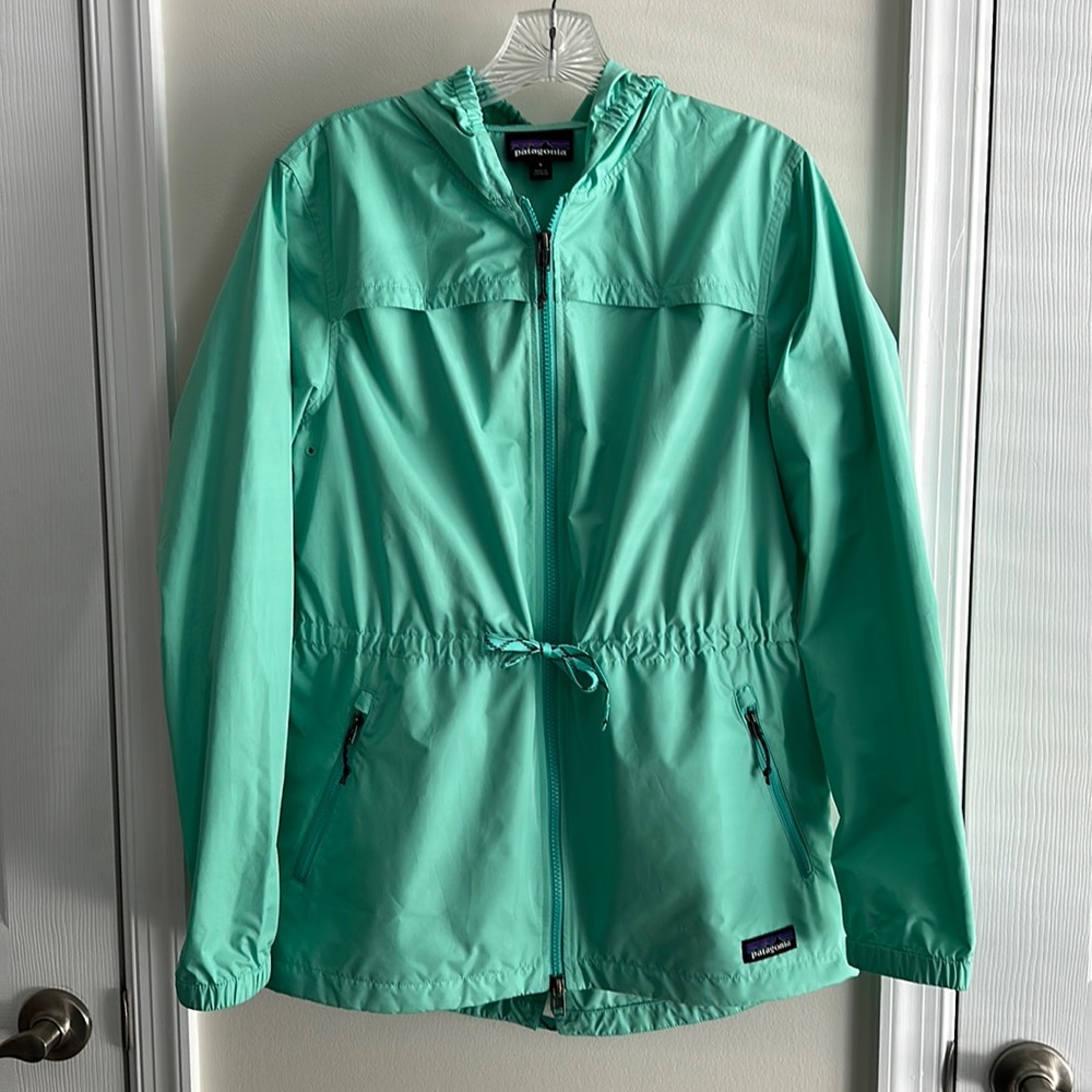Patagonia common projects rain coat